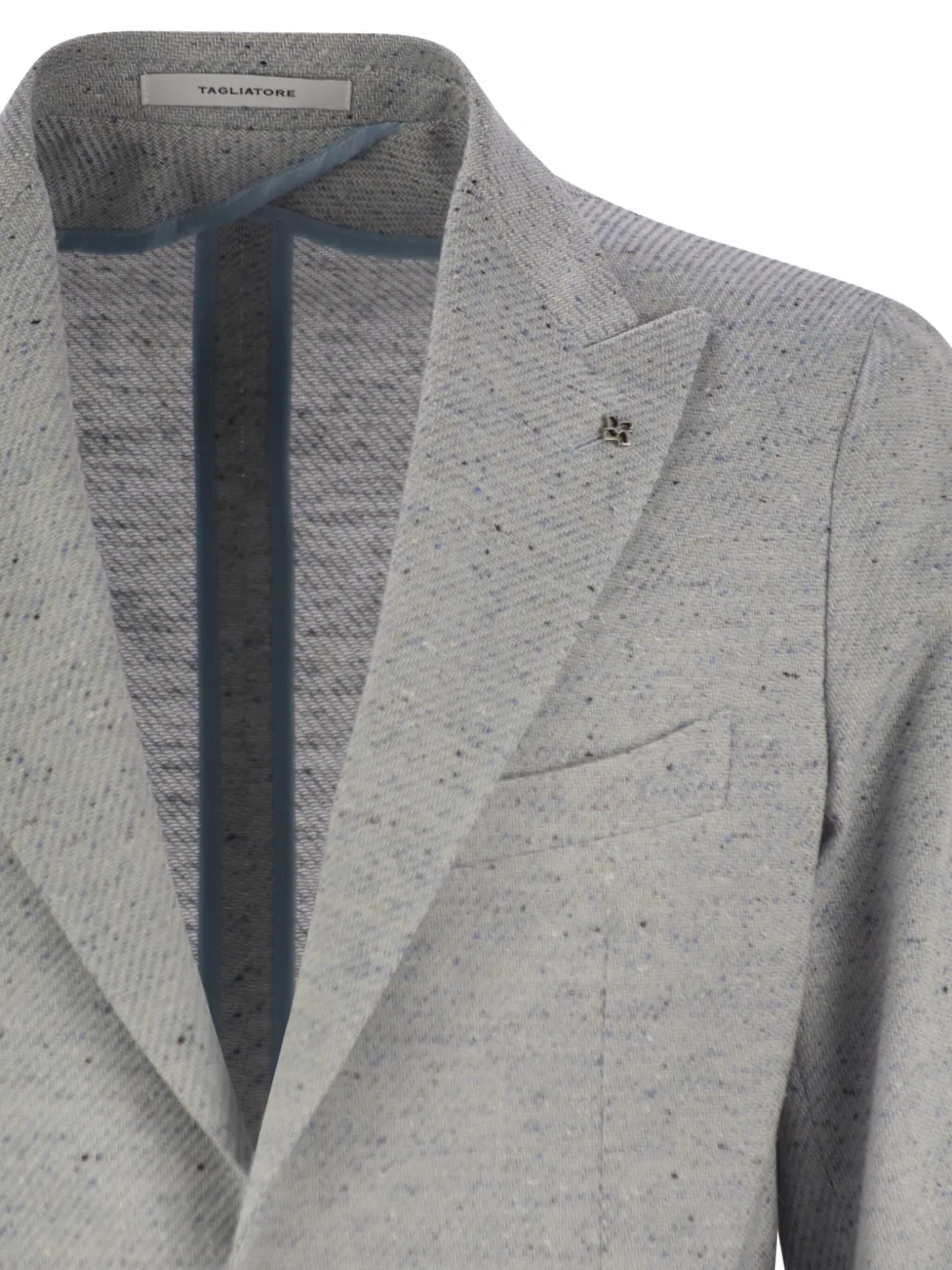 Tagliatore Two-button Patch-pocket Jacket In Gray
