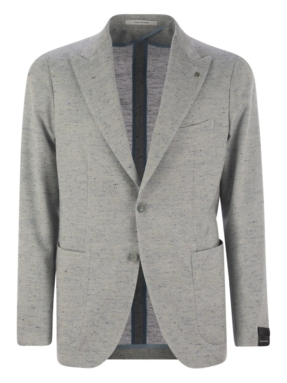 Tagliatore two-button patch-pocket jacket | Grey | Image 1