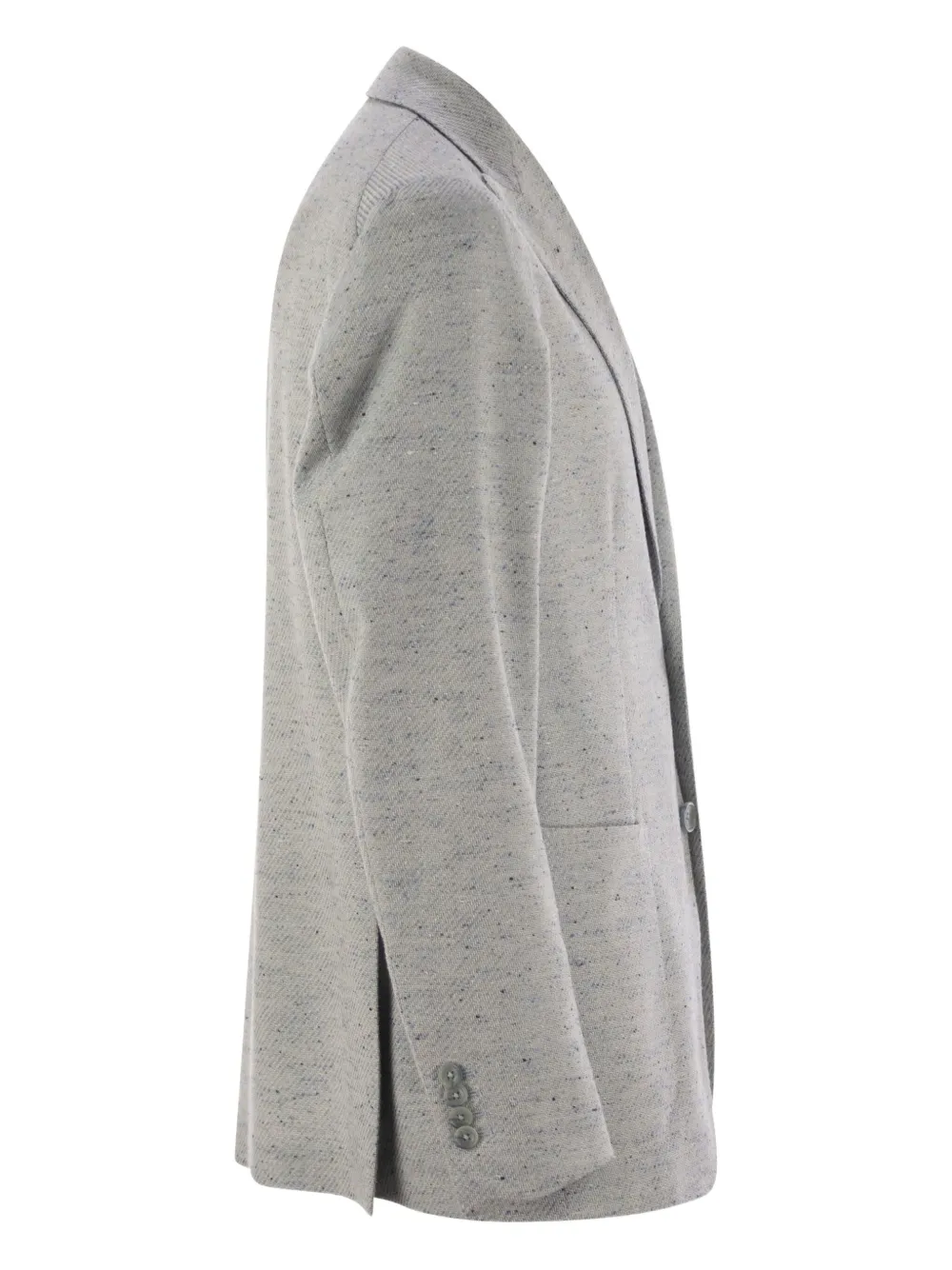 Tagliatore Two-button Patch-pocket Jacket In Gray