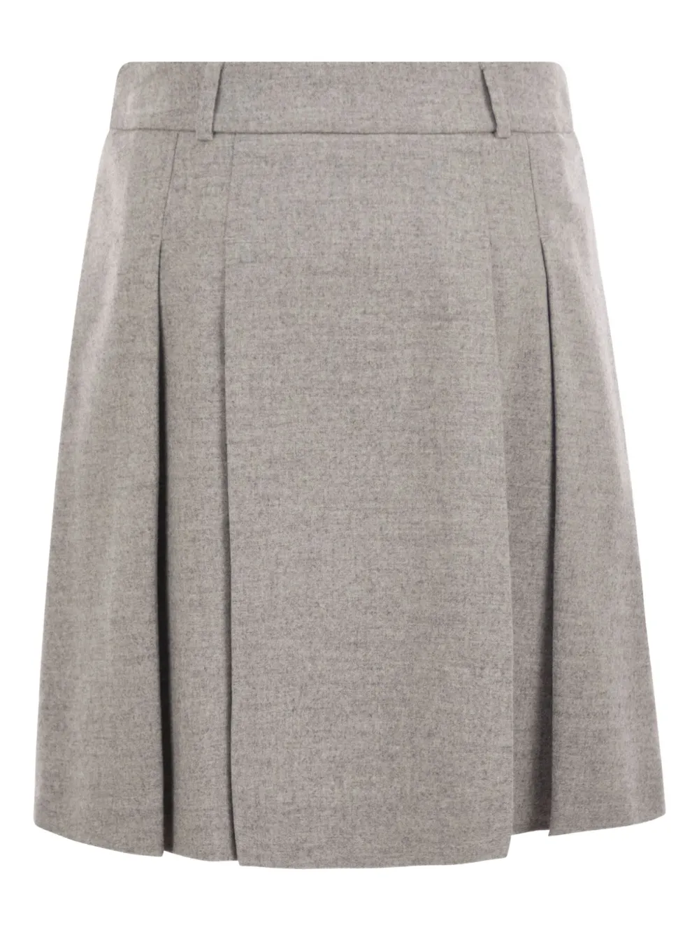 Peserico Mini-plooirok - Grijs