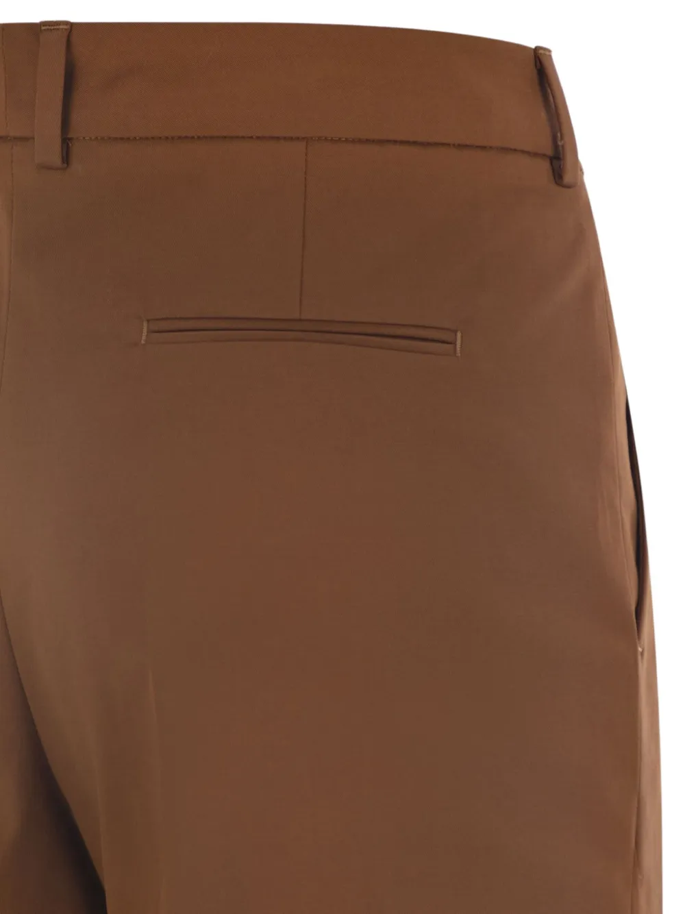 PT Torino Broek met omgeslagen pijpen Bruin