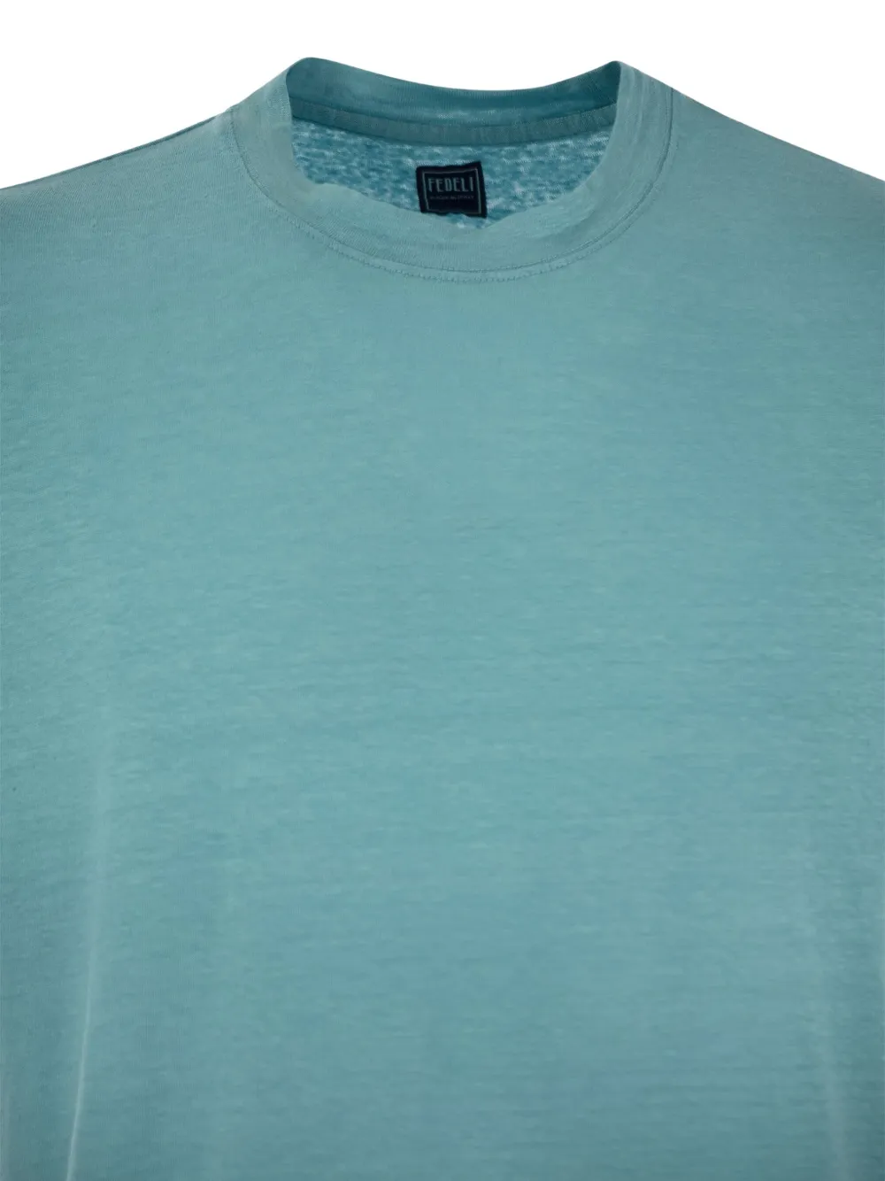 Fedeli T-shirt met ronde hals Blauw