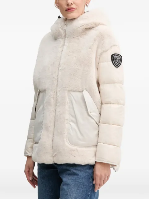 Blauer hooded padded jacket