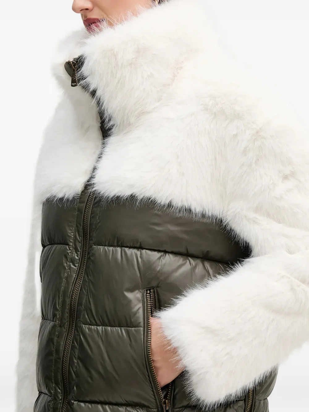 Blauer Jack met vlakken Wit