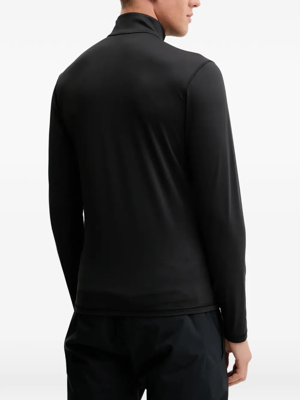 BOGNER FIRE+ICE Pascal T-shirt met halve rits Zwart