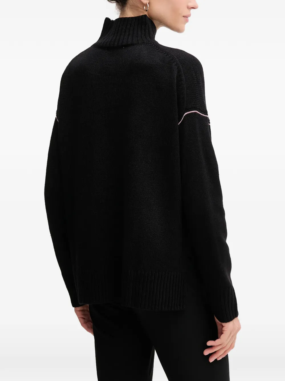 Dkny Roll-neck Sweater In Black