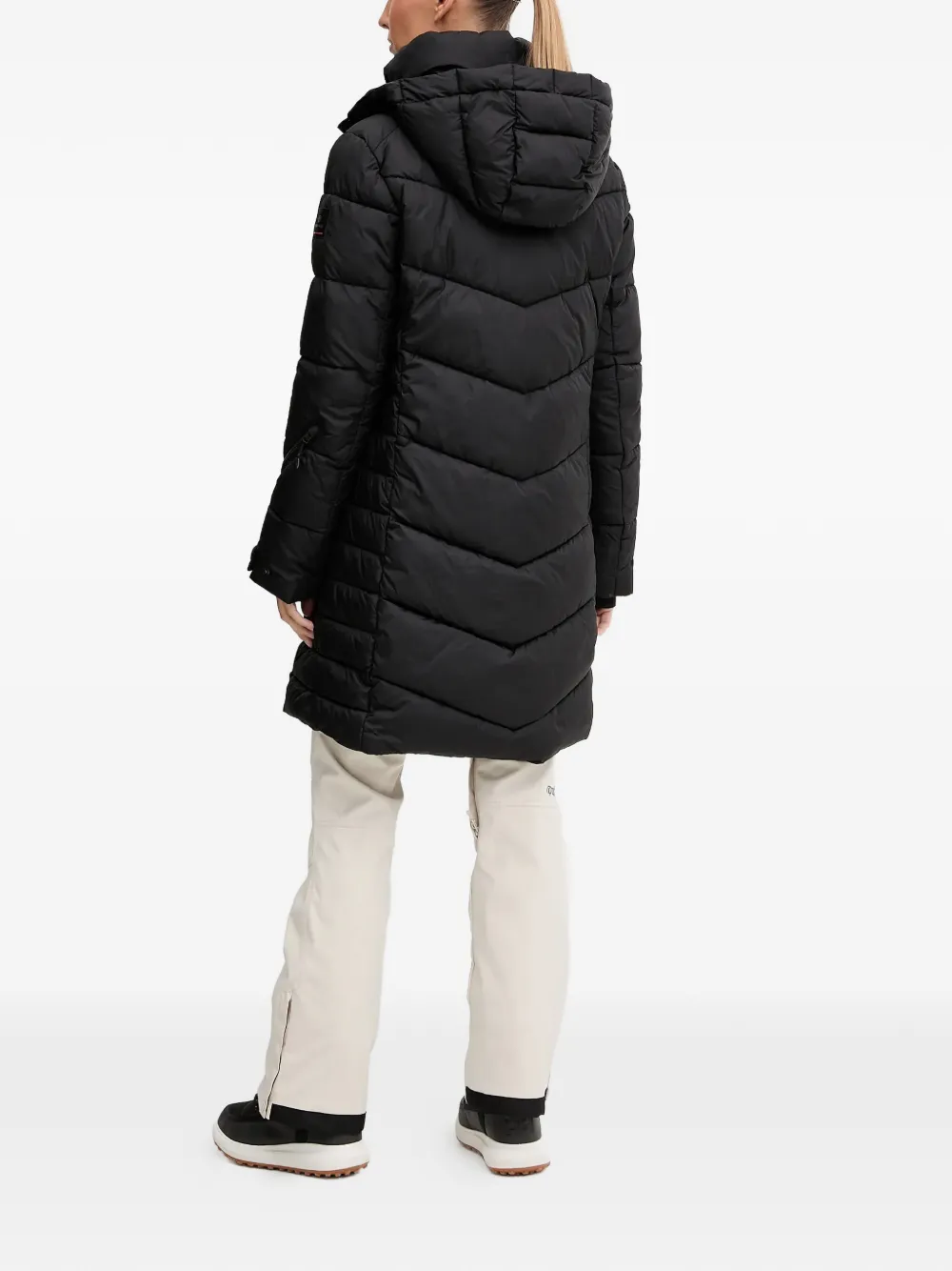 BOGNER FIRE+ICE Aenny gewatteerde jas met capuchon Zwart