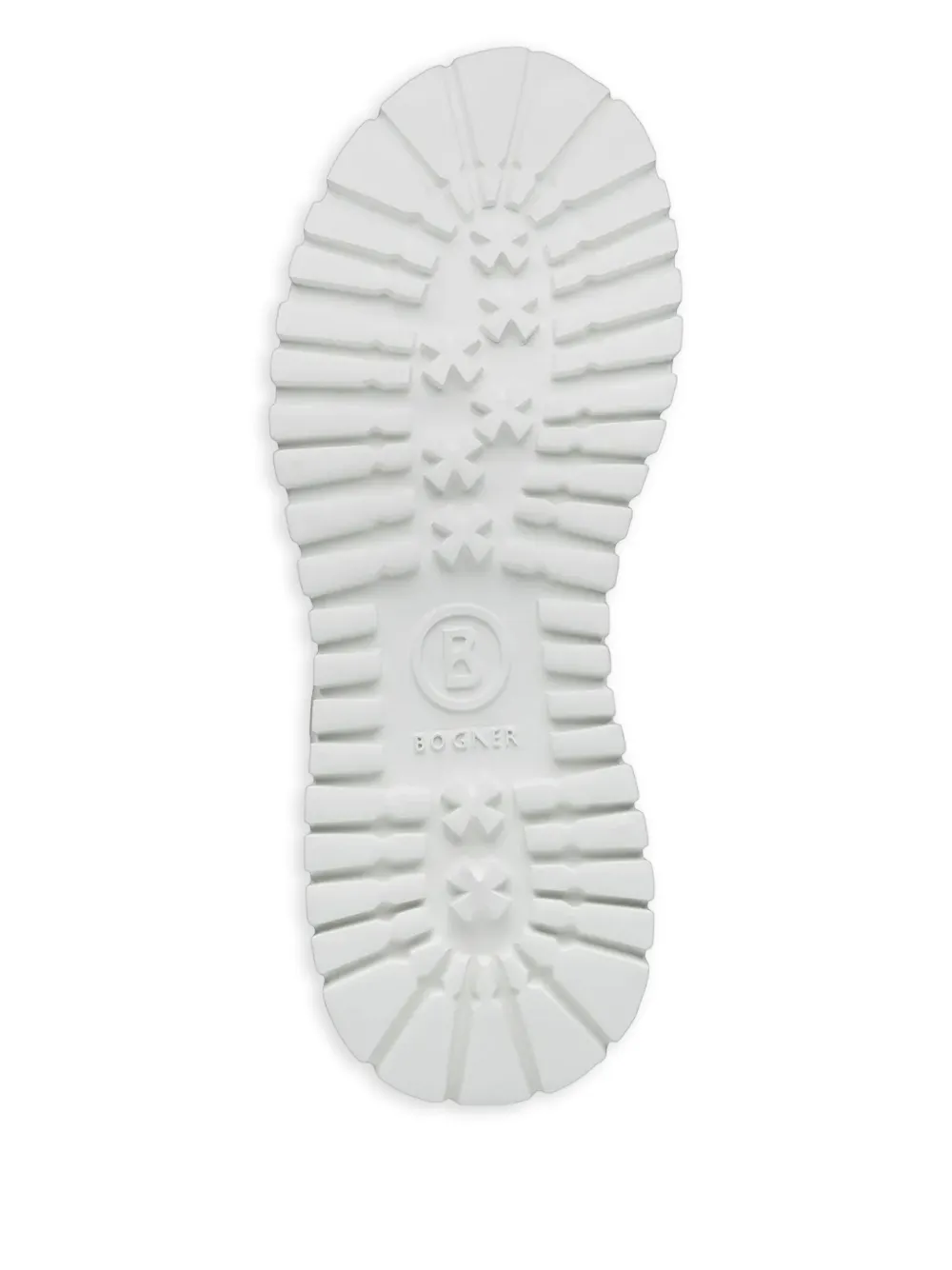 Bogner Shearling Panelled Sneakers In White