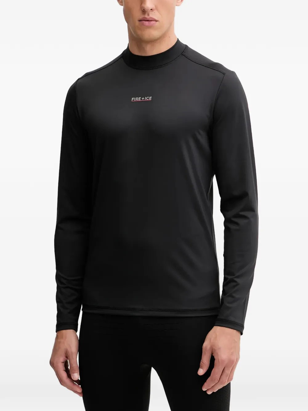 BOGNER FIRE+ICE logo-print base layer | Black | Image 1