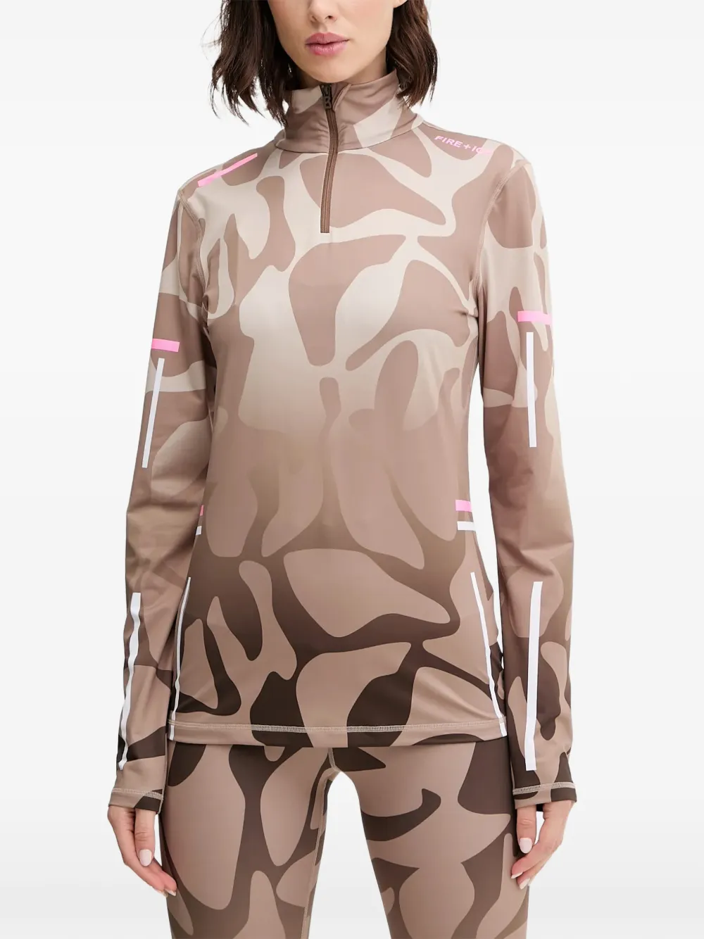 BOGNER FIRE+ICE Ilvy patterned T-shirt