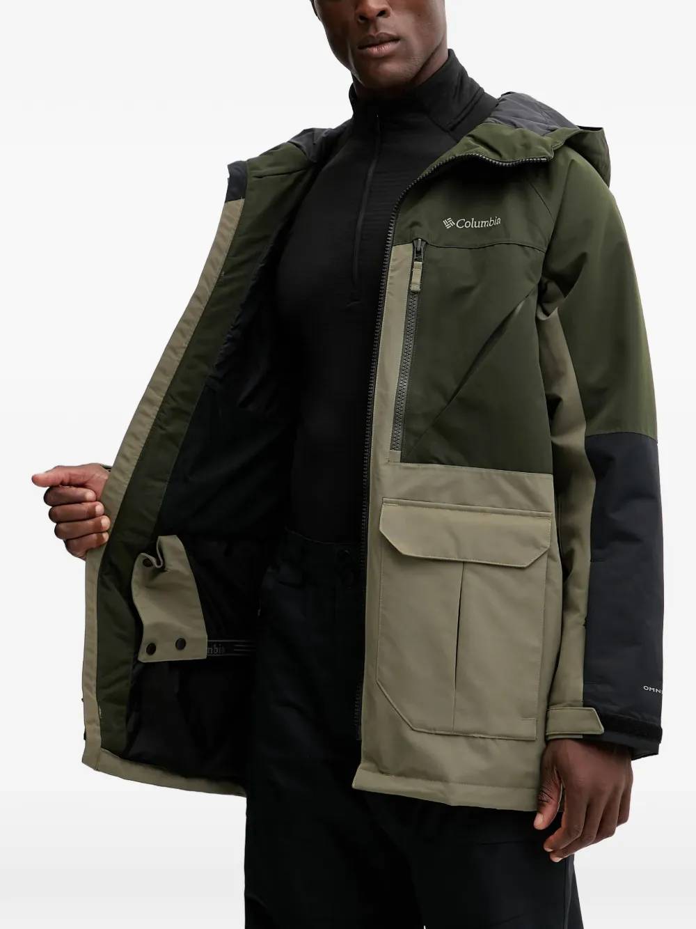 Columbia Ski-jack met capuchon Groen