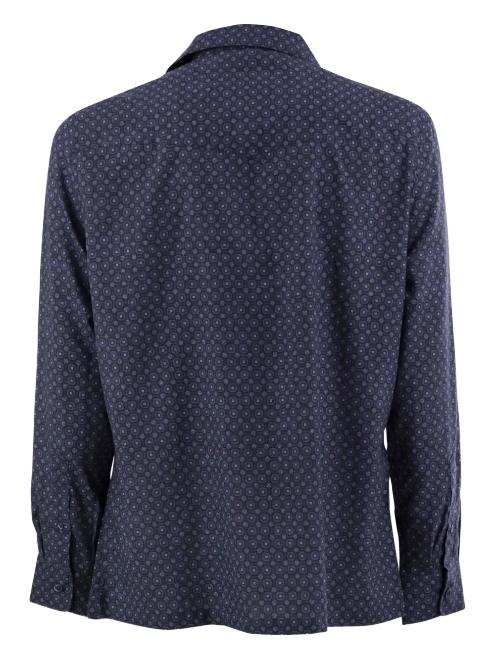 Brunello Cucinelli camisa con estampado geométrico | Image 2