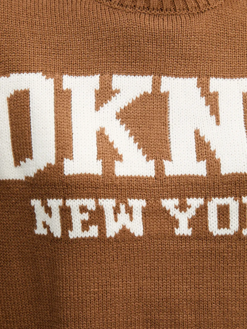 DKNY roll-neck logo sweater Bruin