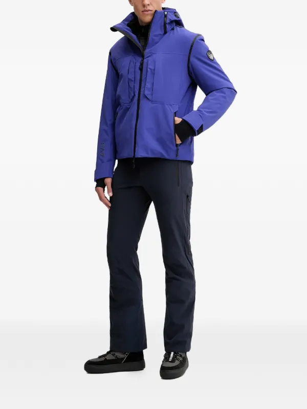 Ea7 Emporio Armani ロゴパッチ スキーウェア | ブルー | FARFETCH JP