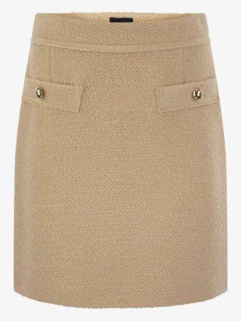 Fay bouclé mini skirt