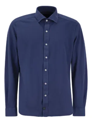 Fay Camisa De Algodão | Azul | FARFETCH BR