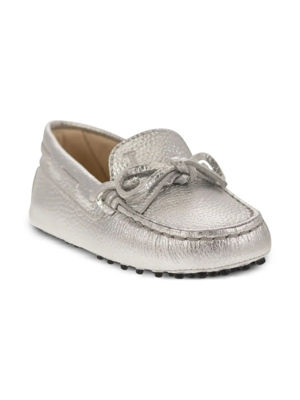 Tod's Kids Mocassini Mask Gommino - Argento