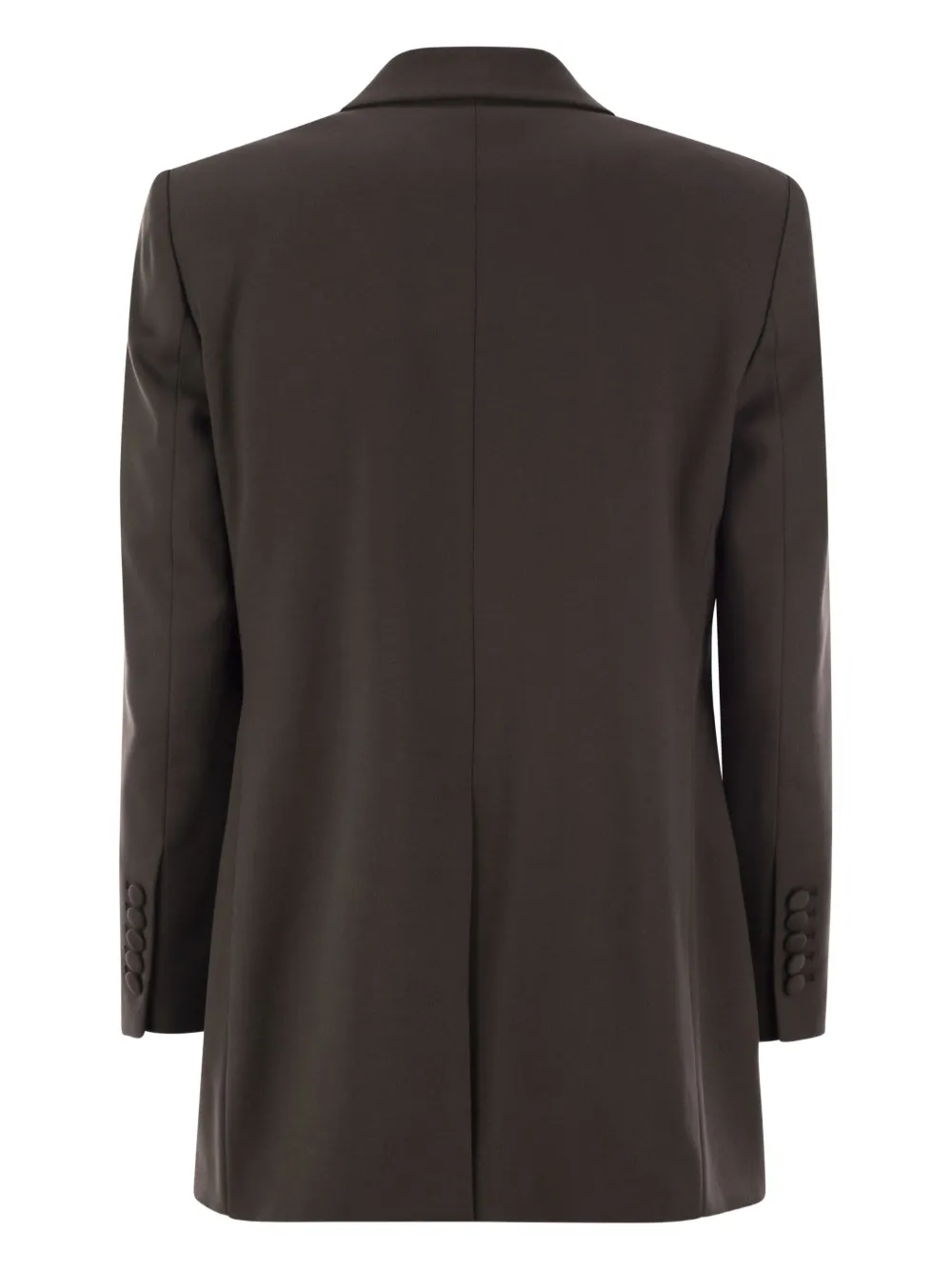 SAULINA Antonia jack met enkele rij knopen - Bruin