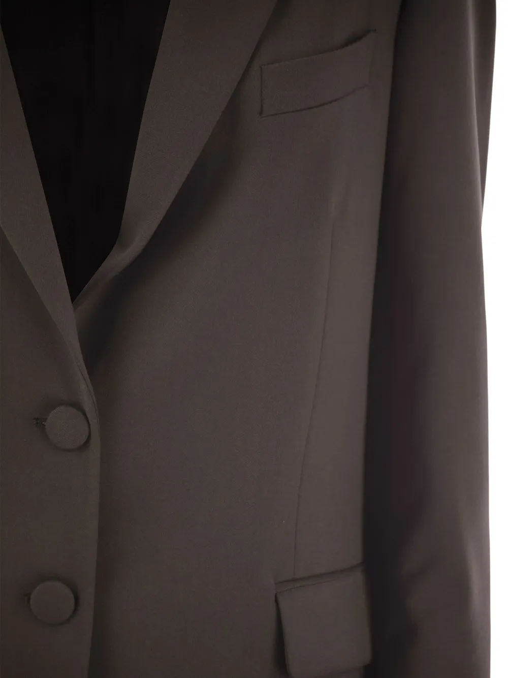 Saulina Antonia Button Single-breasted Jacket In Blue