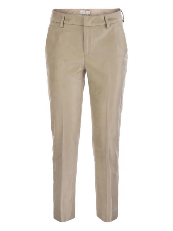 PT Torino Concealed-fastening Trousers in Neutrals