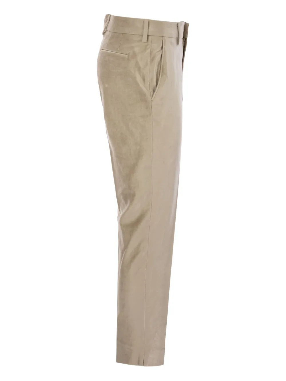 PT Torino Broek met verborgen sluiting Beige