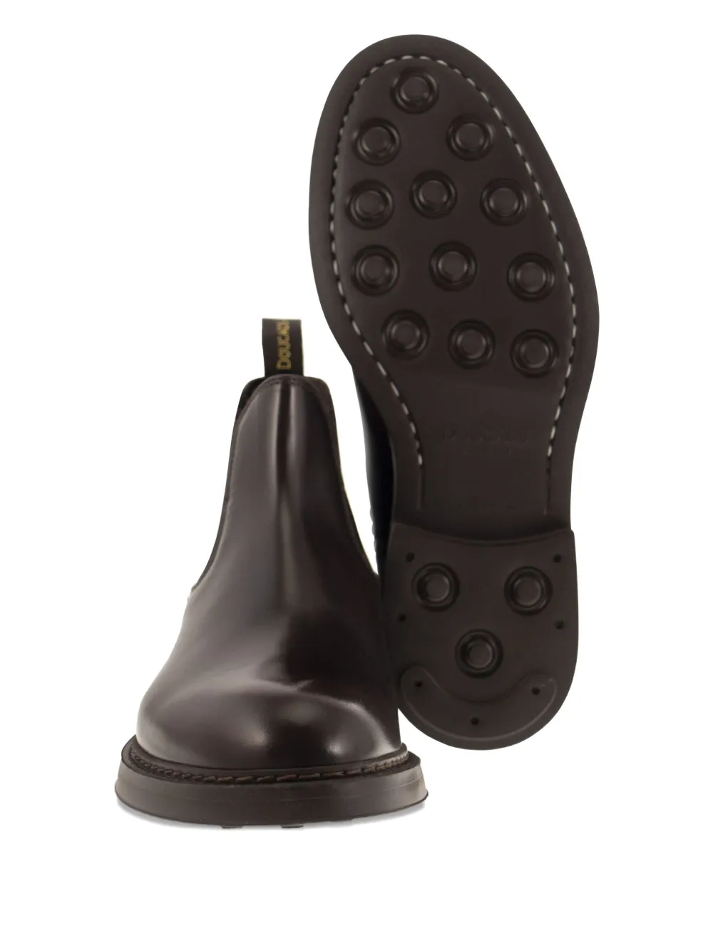 Doucal's Leren Chelsea enkellaarzen Bruin