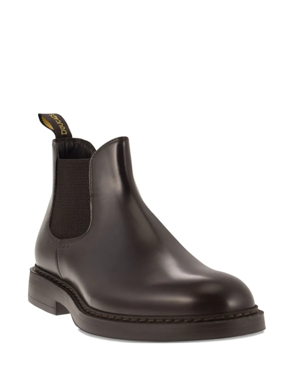 Doucal's Leren Chelsea enkellaarzen Bruin