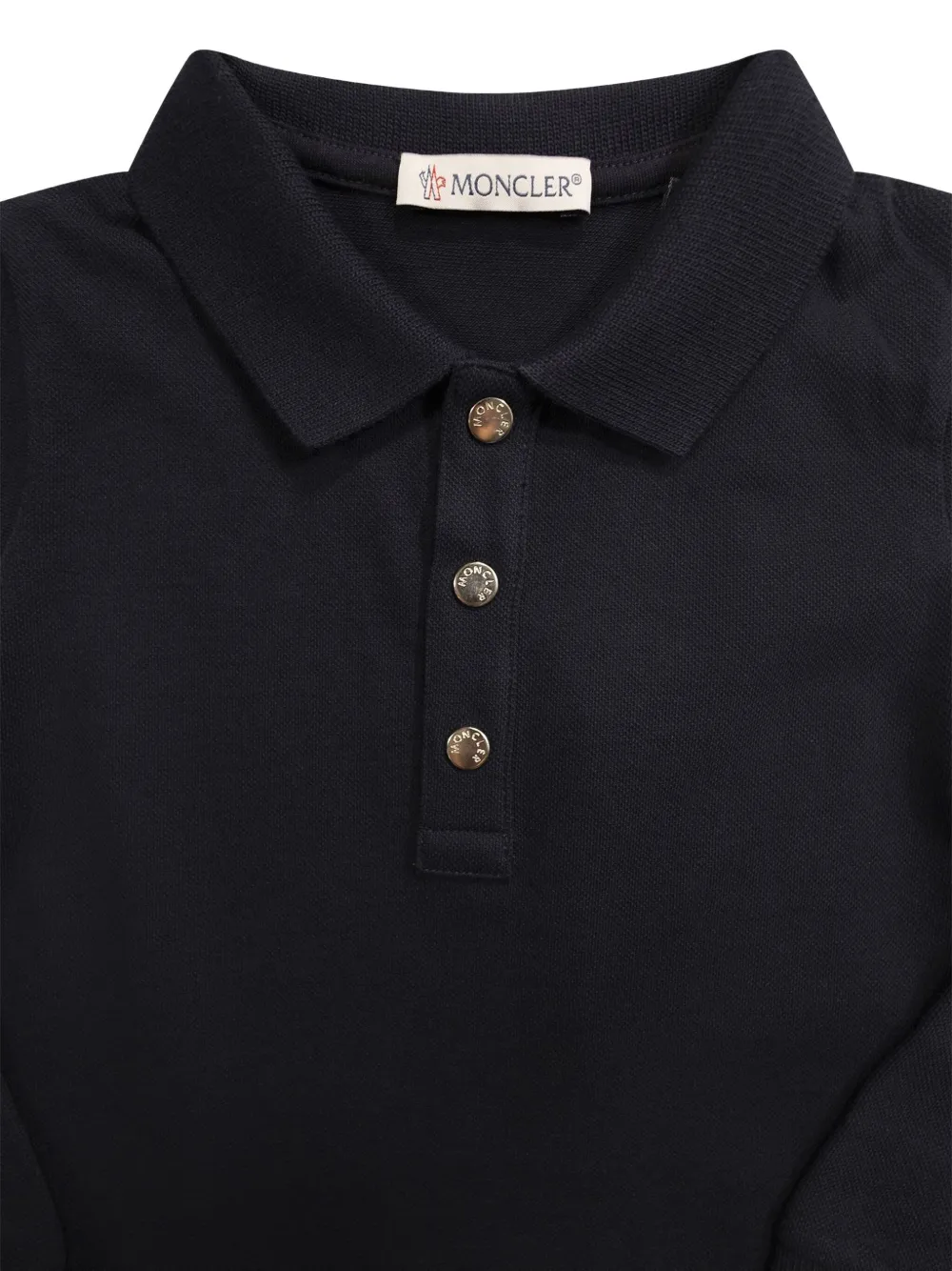 Moncler Enfant Geplooide polojurk Blauw