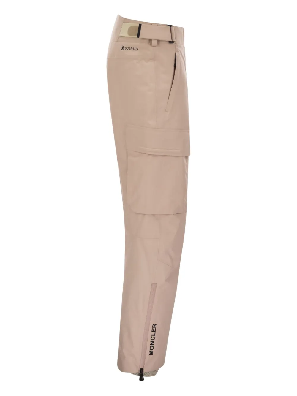 Moncler Gore-tex Cargo Trousers In Neutral
