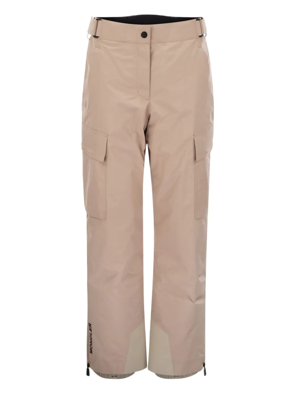 Moncler Gore-tex Cargo Trousers In Neutral