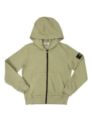 Stone Island Junior ジップ パーカー | ブルー | FARFETCH JP