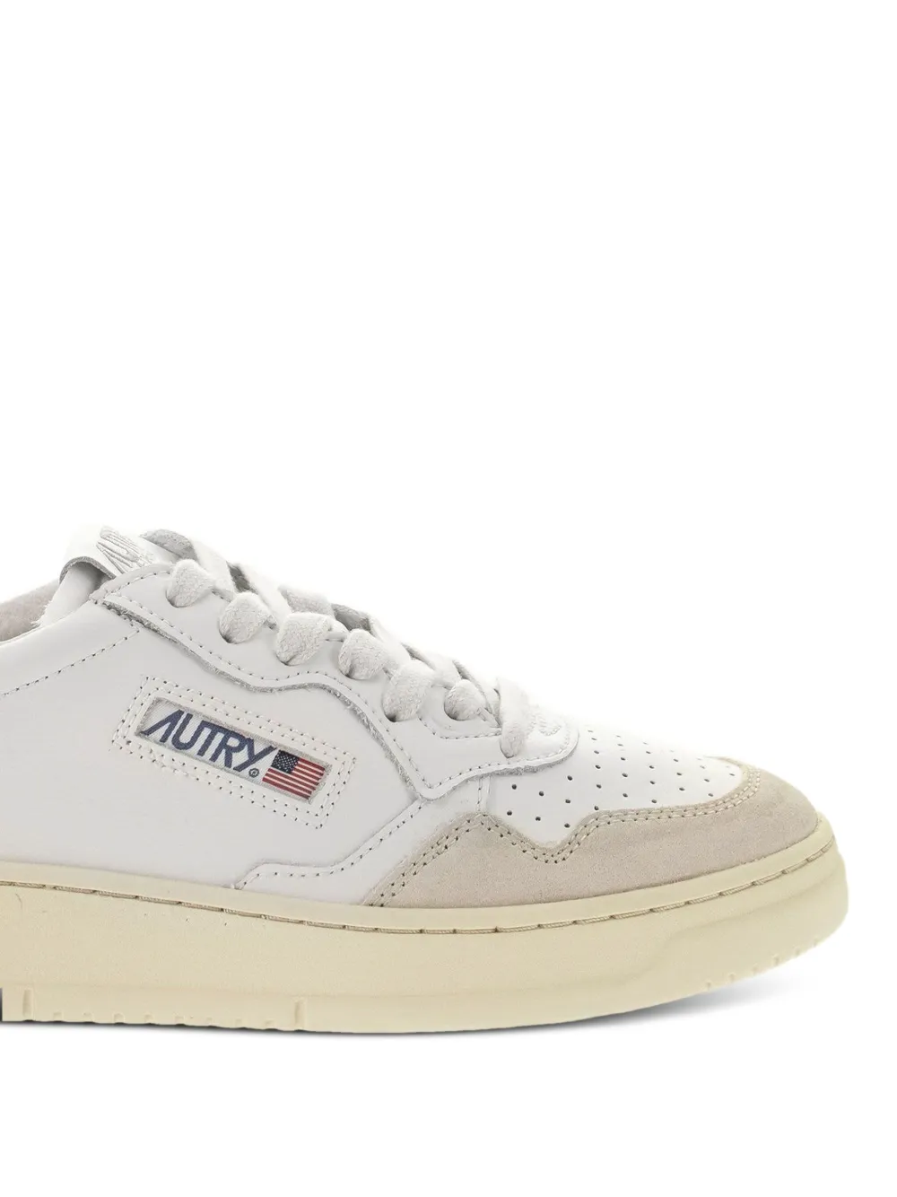 Autry Medalist suède low-top sneakers Wit