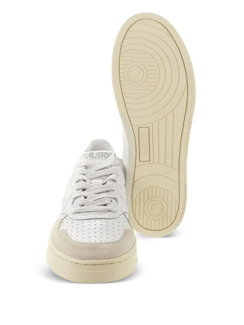 Autry Medalist suède low-top sneakers Wit
