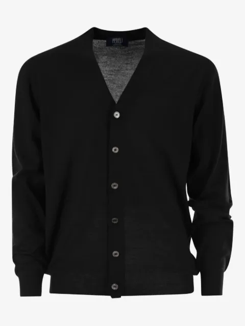Fedeli V-neck buttoned cardigan