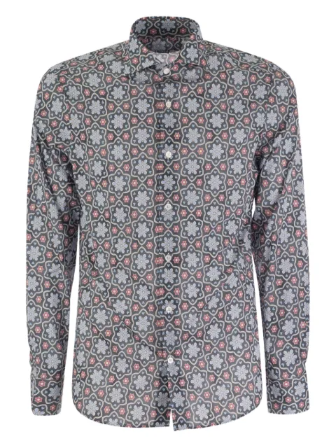 Fedeli printed french-neck shirt