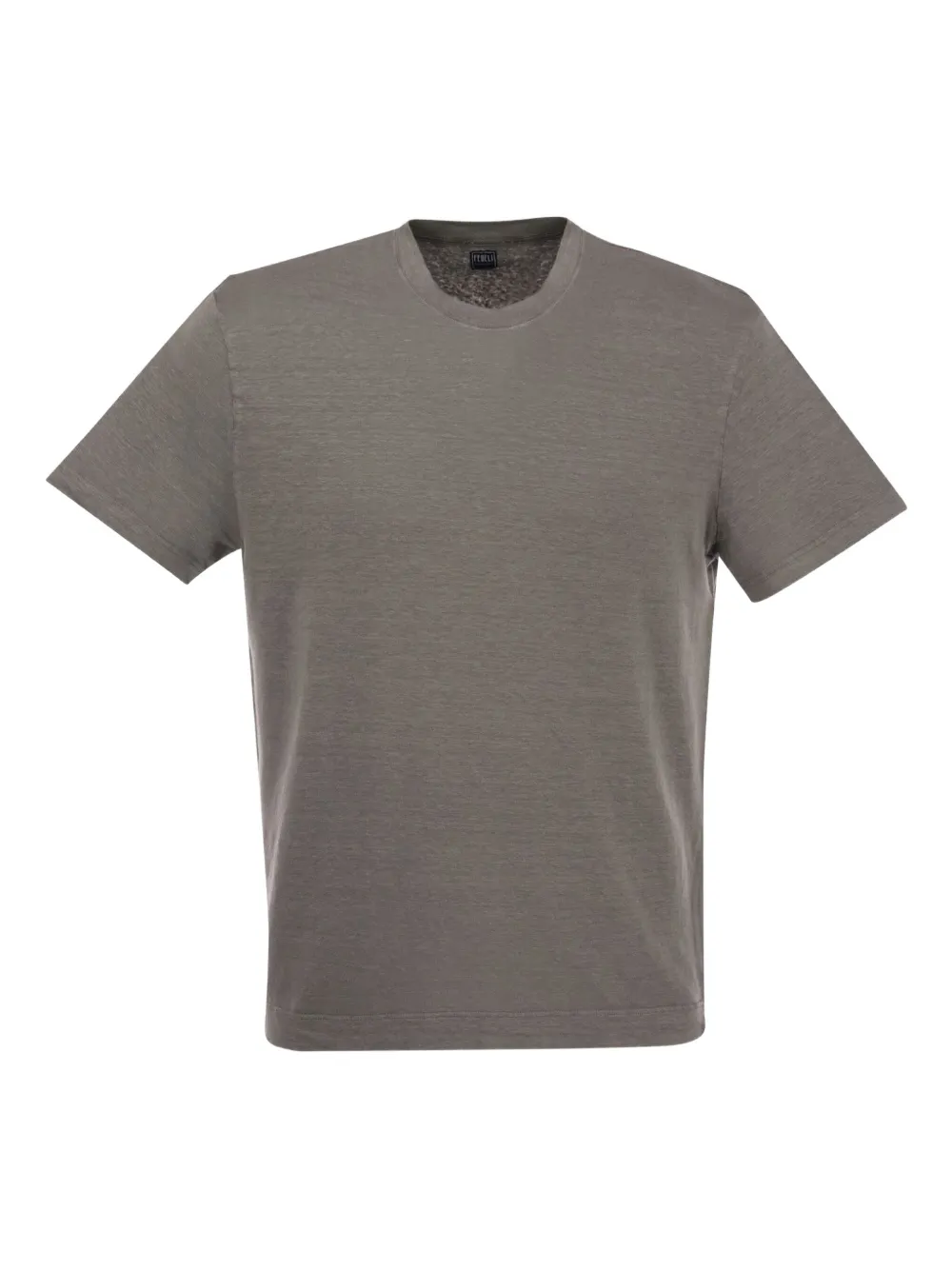 Fedeli short-sleeve round-neck T-shirt | Grey | Image 1