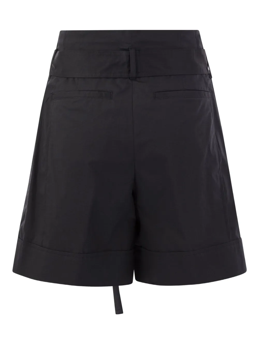 Pleats Belt Shorts