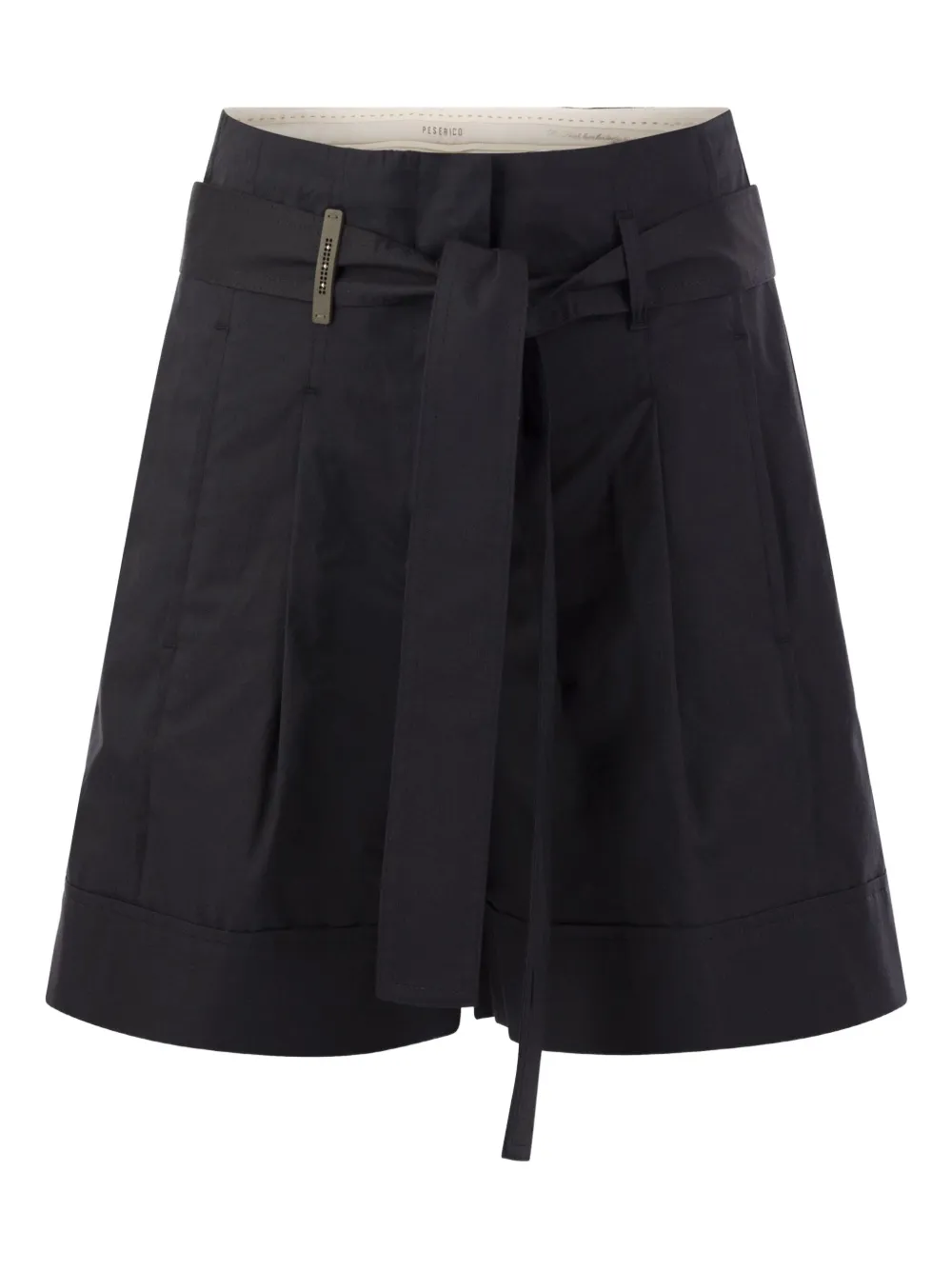 Peserico Shorts con cintura - Blu