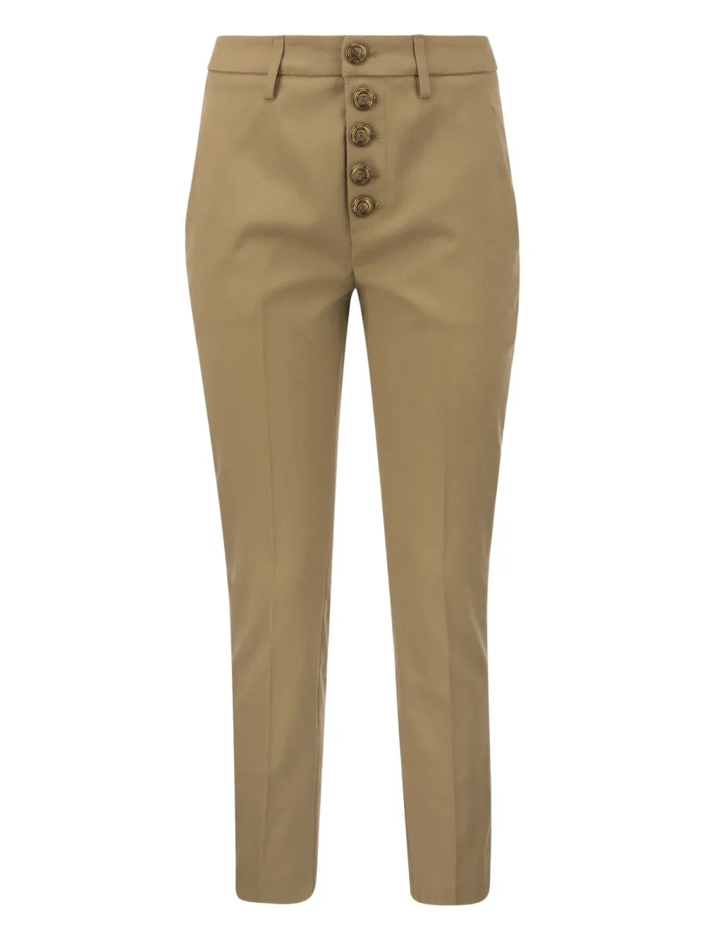 DONDUP Pantaloni Carmen con bottoni - Marrone