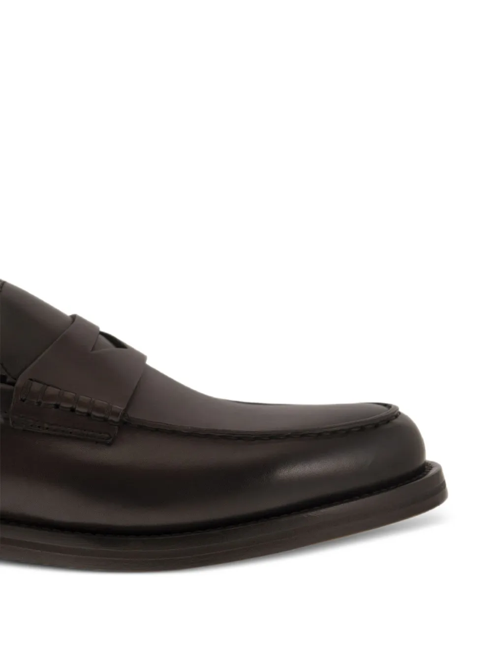 Doucal's Leren loafers Bruin