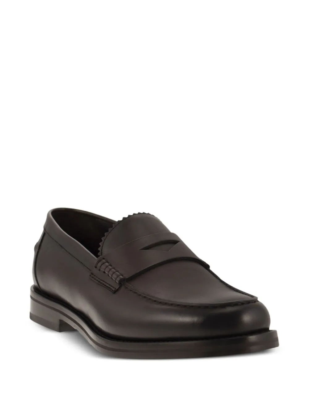Doucal's Leren loafers - Bruin