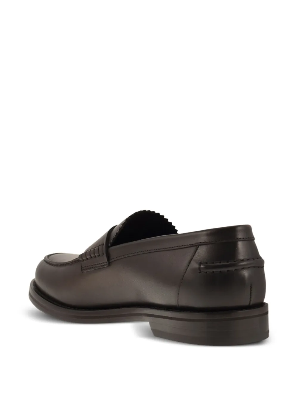 Doucal's Leren loafers Bruin