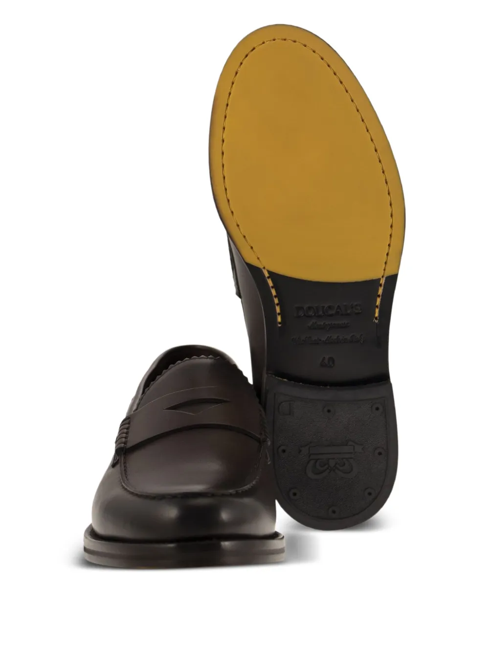 Doucal's Leren loafers Bruin