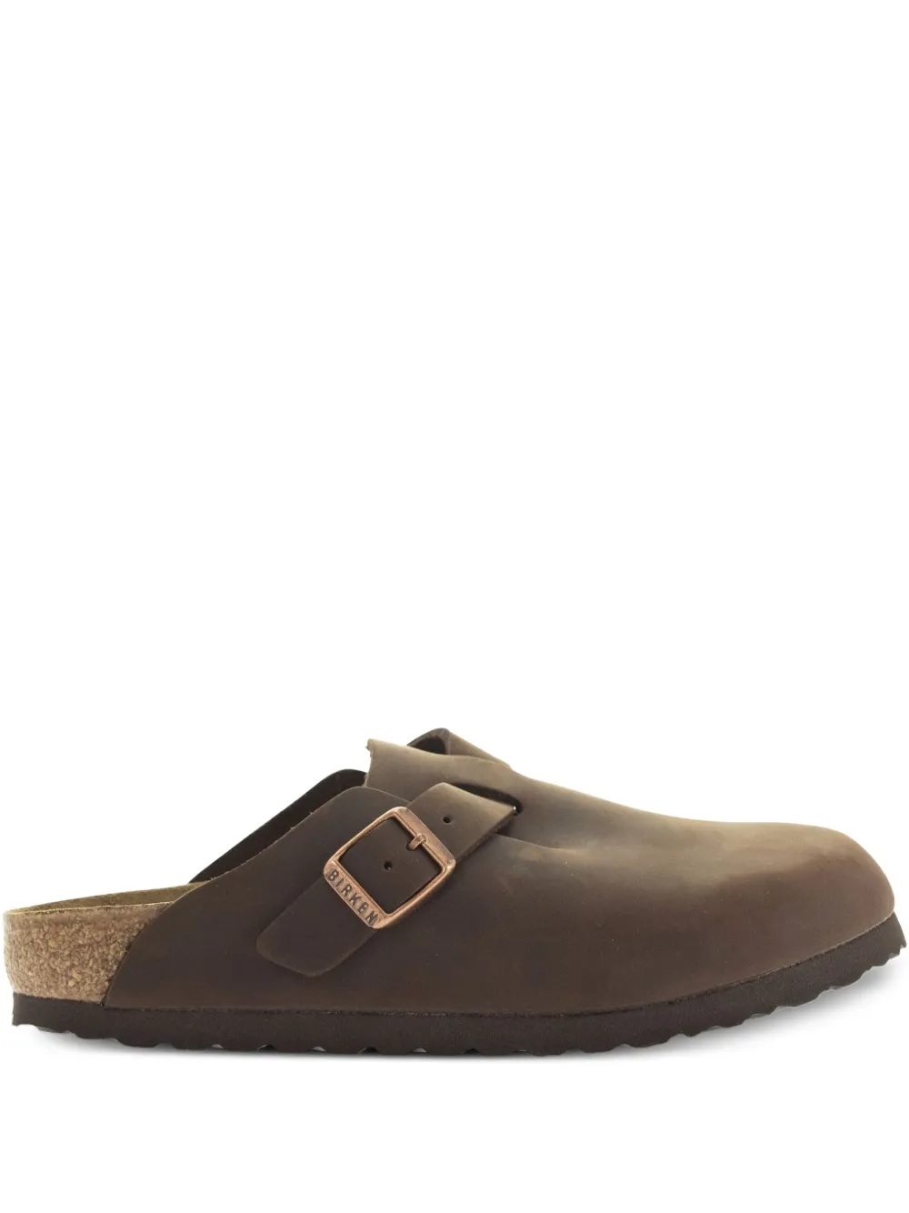 Birkenstock Mules Boston con fibbia - Marrone