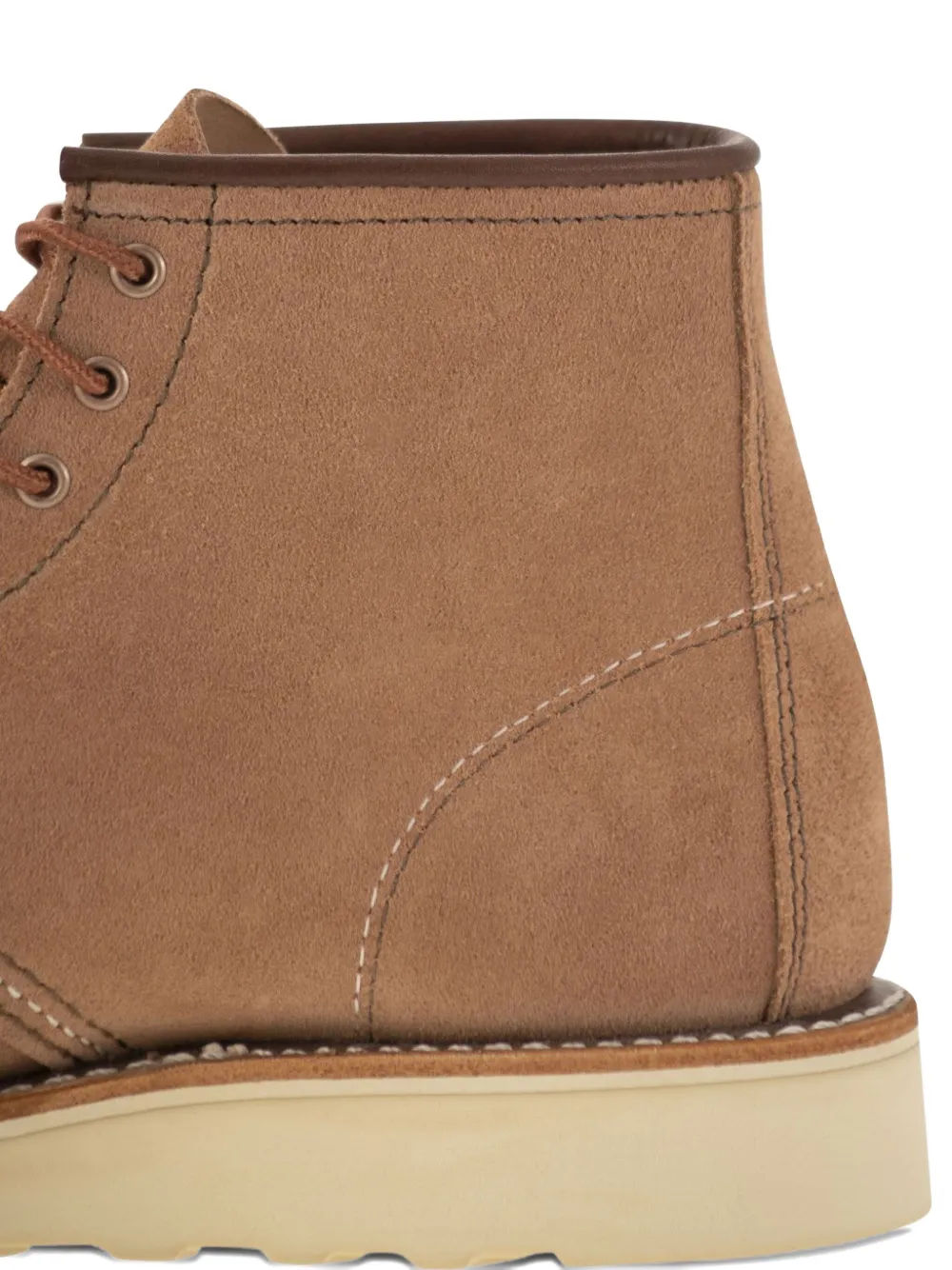 Red Wing Shoes Classic Moc Leather Ankle Boots In Brown
