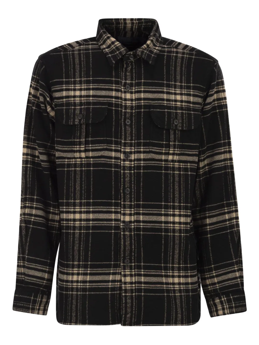 Polo Ralph Lauren Camicia tartan con tasca cargo - Nero