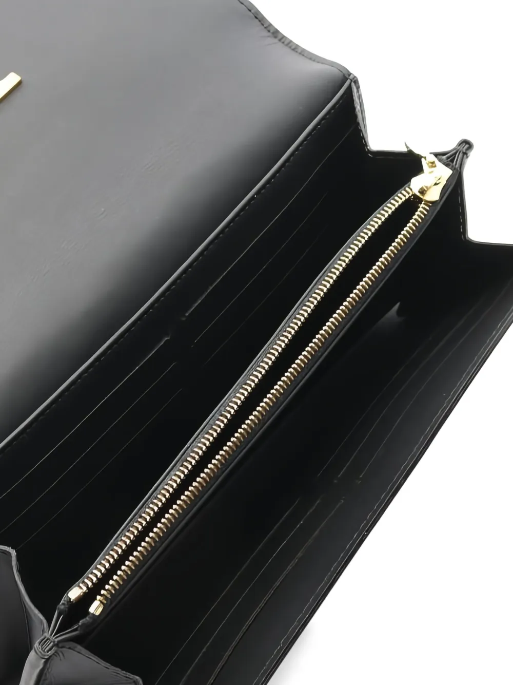 Pre-owned Louis Vuitton 2010s Louise Vernis Bi-fold Wallet In Black