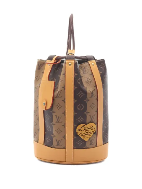 Louis Vuitton Pre-Owned x Nigo 2021 Randonne Rucksack mit Monogrammstreifen