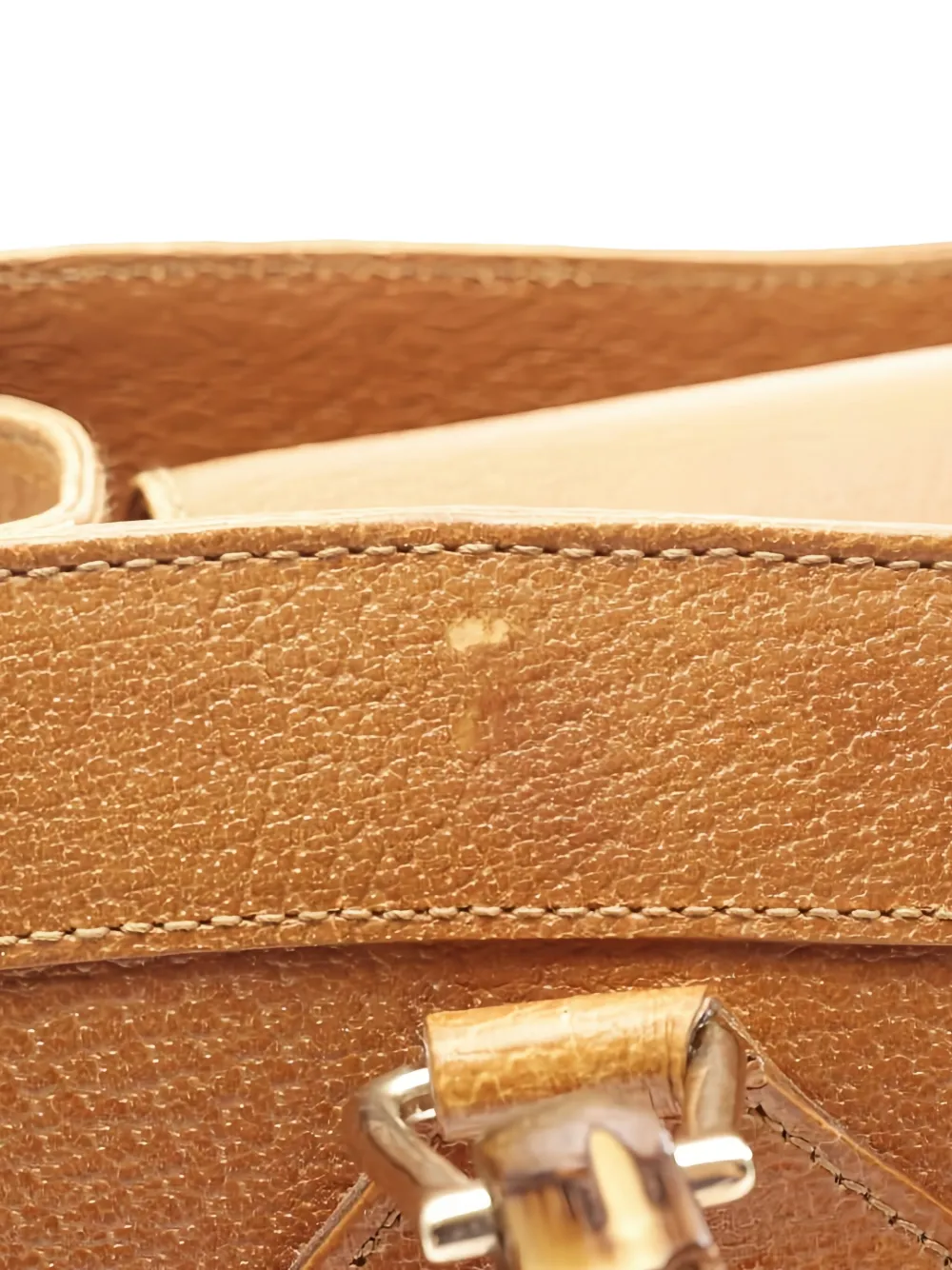 Pre-owned Gucci 2010s Bamboo Tote Bag In Brown