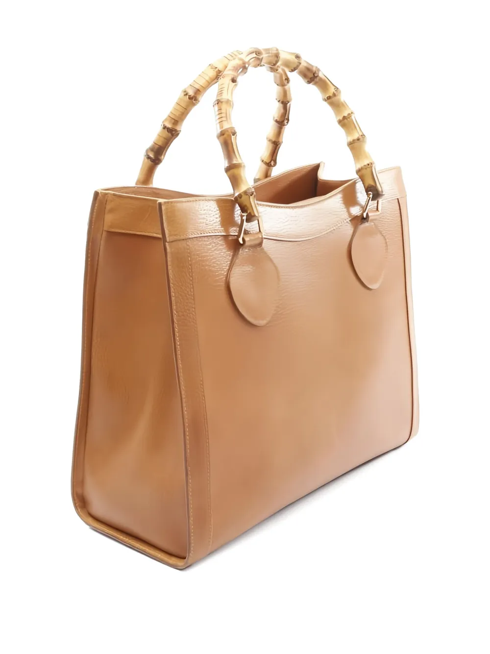 Pre-owned Gucci 2010s Bamboo Tote Bag In Brown